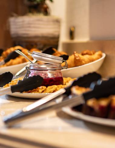Frühstücksbuffet im Hotel Lamm