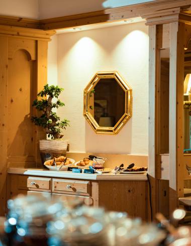 Frühstücksbuffet im Hotel Lamm