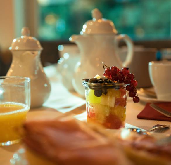 Frühstück im Hotel Lamm mit Früchten