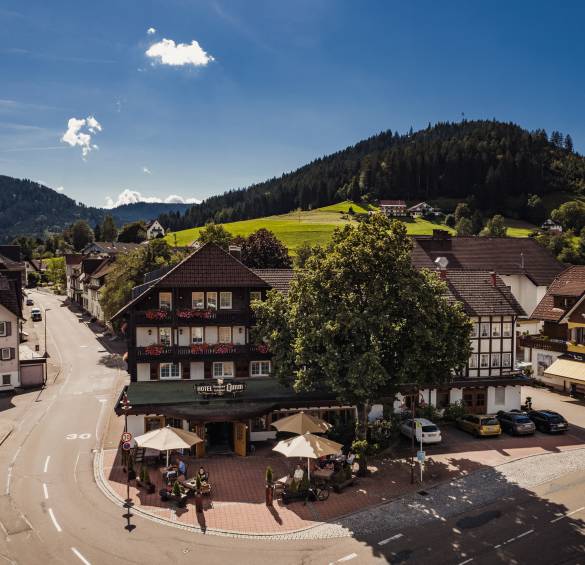 Hotel Lamm von Aussen in Baiersbronn