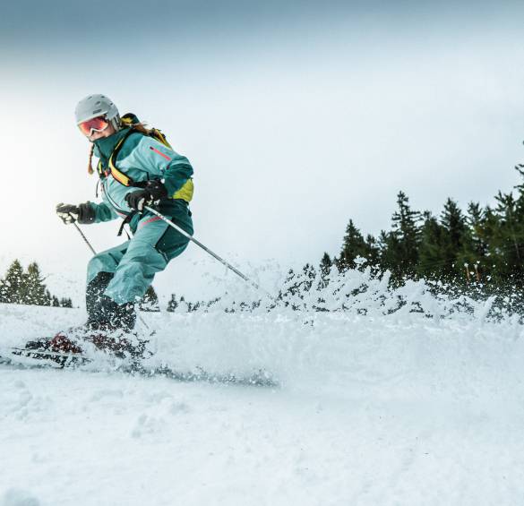 Ski fahren am Ruhestein