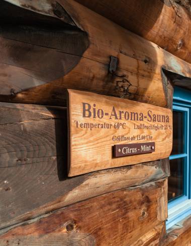 Bio-Sauna im Hotel Lamm Wellnessbereich
