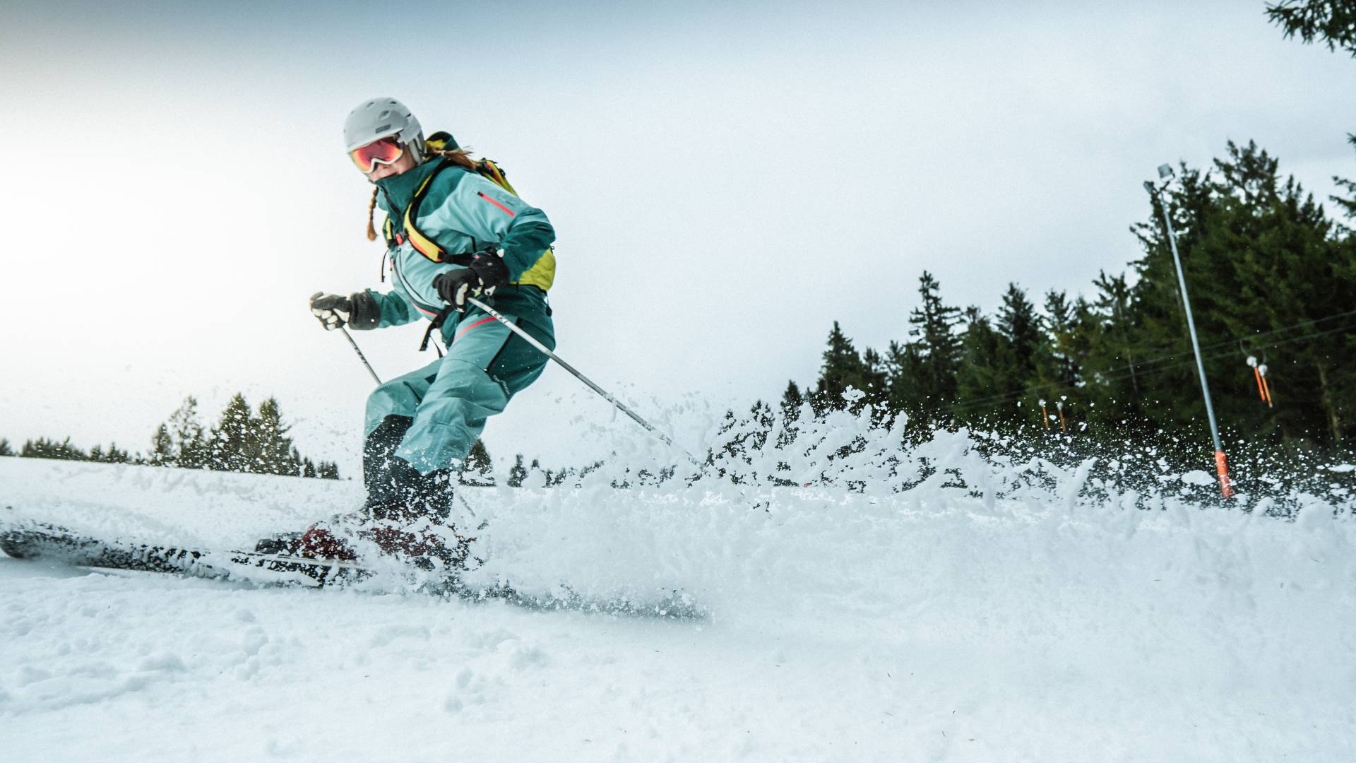 Ski fahren am Ruhestein
