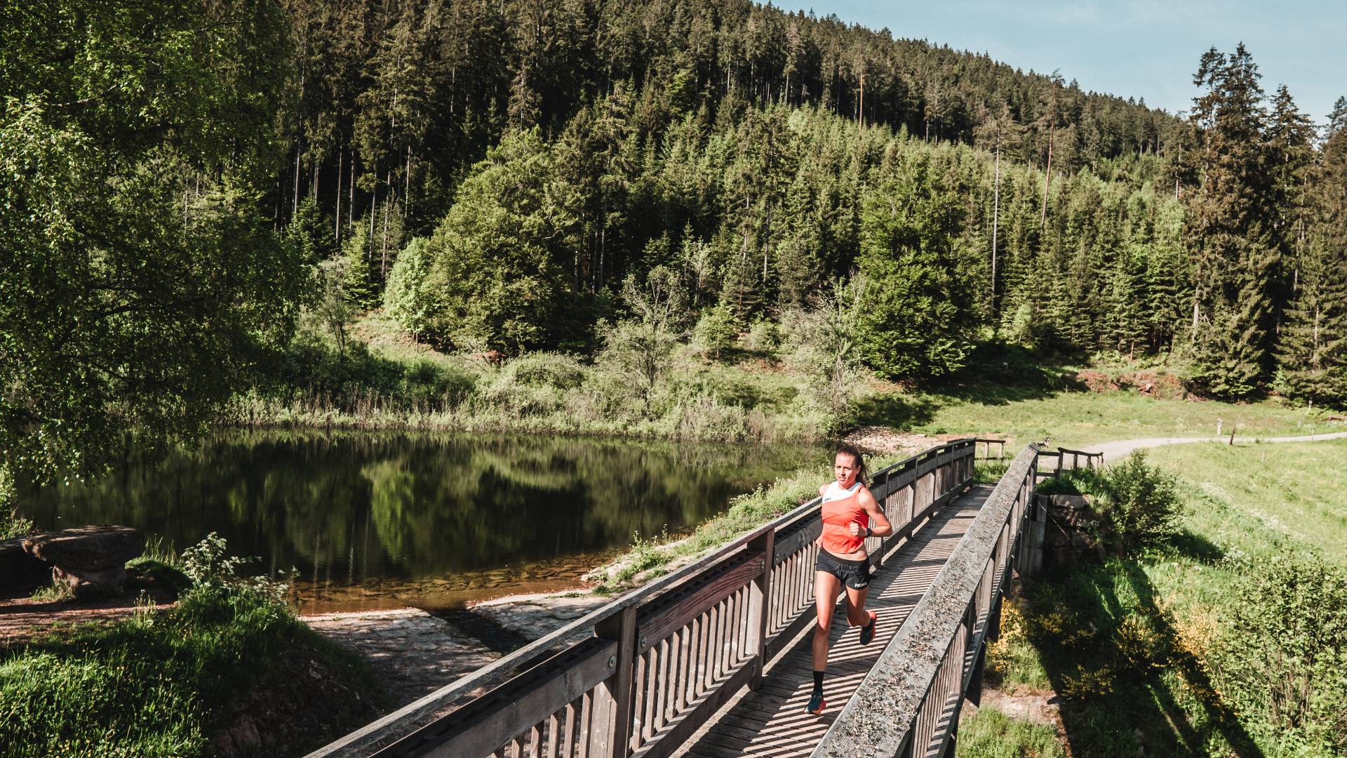 Joggen in Baiersbronn Schwarzwald